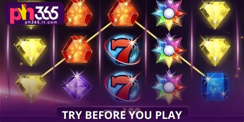 You should try a few games before playing for real. You should try a few games before playing for real.